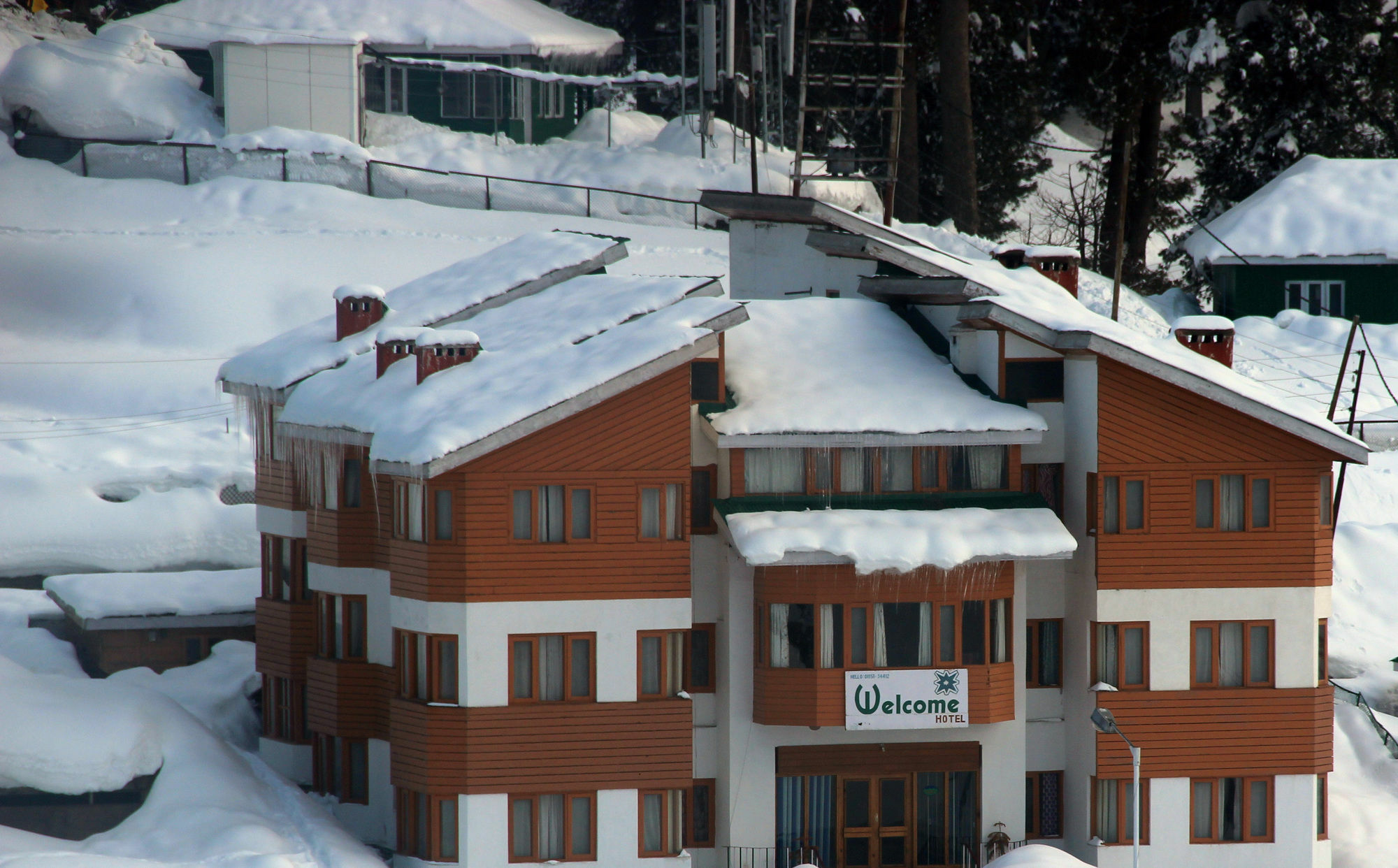 Welcome Hotel Gulmarg Buitenkant foto